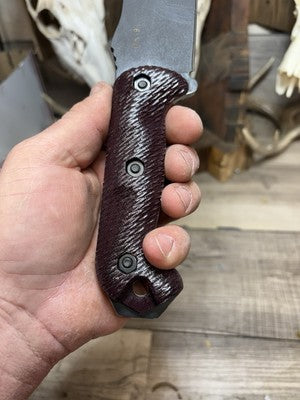KA-BAR Becker BK2, BK9, Etc. Canvas Micarta Handles - Carroll’s Custom Knife Scales