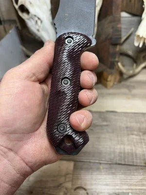 KA-BAR Becker BK2, BK9, Etc. Canvas Micarta Handles - Carroll’s Custom Knife Scales