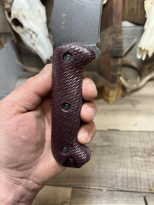 KA-BAR Becker BK2, BK9, Etc. Canvas Micarta Handles - Carroll’s Custom Knife Scales