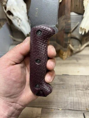 KA-BAR Becker BK2, BK9, Etc. Canvas Micarta Handles - Carroll’s Custom Knife Scales