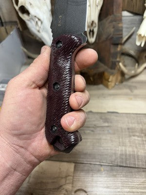 KA-BAR Becker BK2, BK9, Etc. Canvas Micarta Handles - Carroll’s Custom Knife Scales