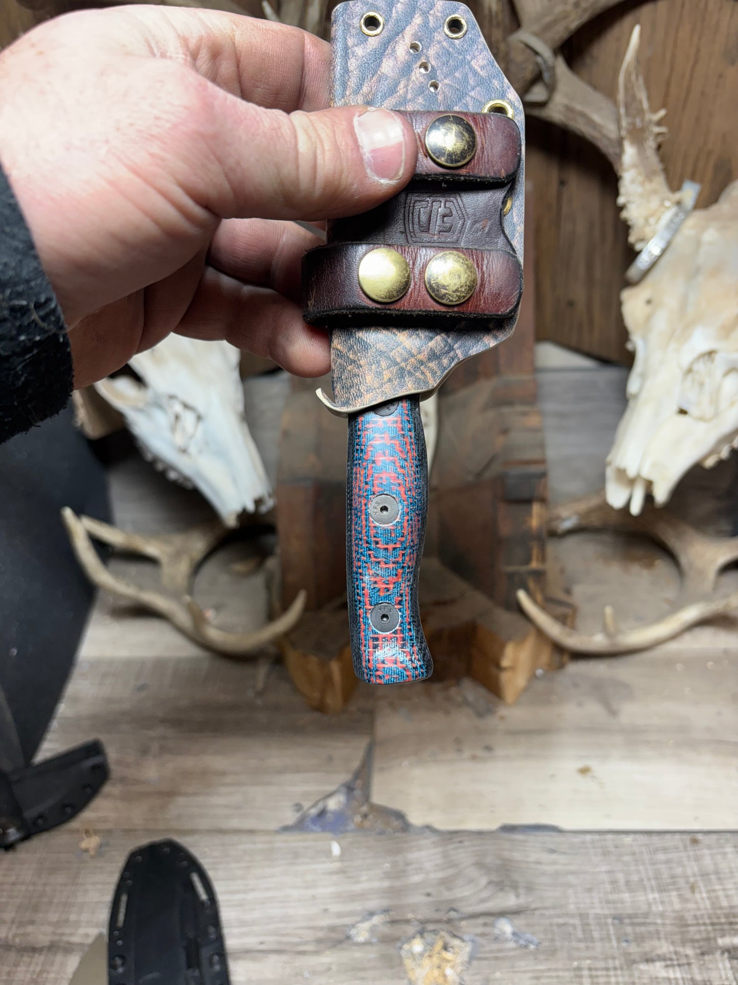 White River Knives Ursus Cub Canvas Micarta Handles