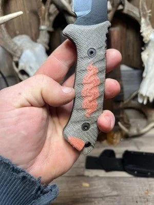 Spartan Blades Harsey Kukri / Fighter / Nessmuk Canvas Micarta Handles - Carroll’s Custom Knife Scales