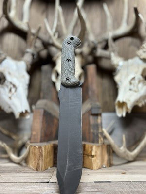 KA-BAR Becker BK2, BK9, Etc. Canvas Micarta Handles - Carroll’s Custom Knife Scales