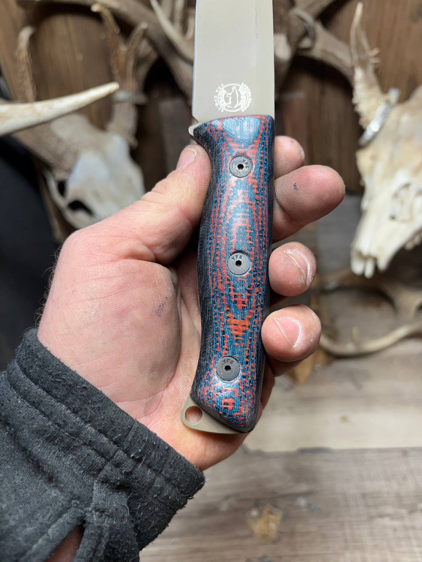 White River Knives Ursus 45 Canvas Micarta Handles