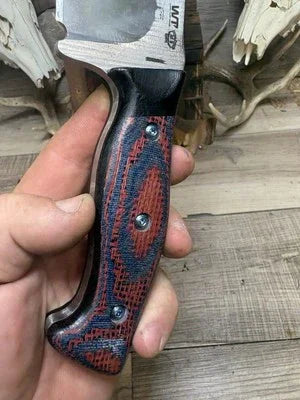 WTG Kodiak / Bear Claw / Grizzly Canvas and Burlap Micarta Handles