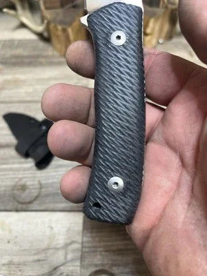 Lionsteel M4 Canvas Micarta Handles - Carroll’s Custom Knife Scales