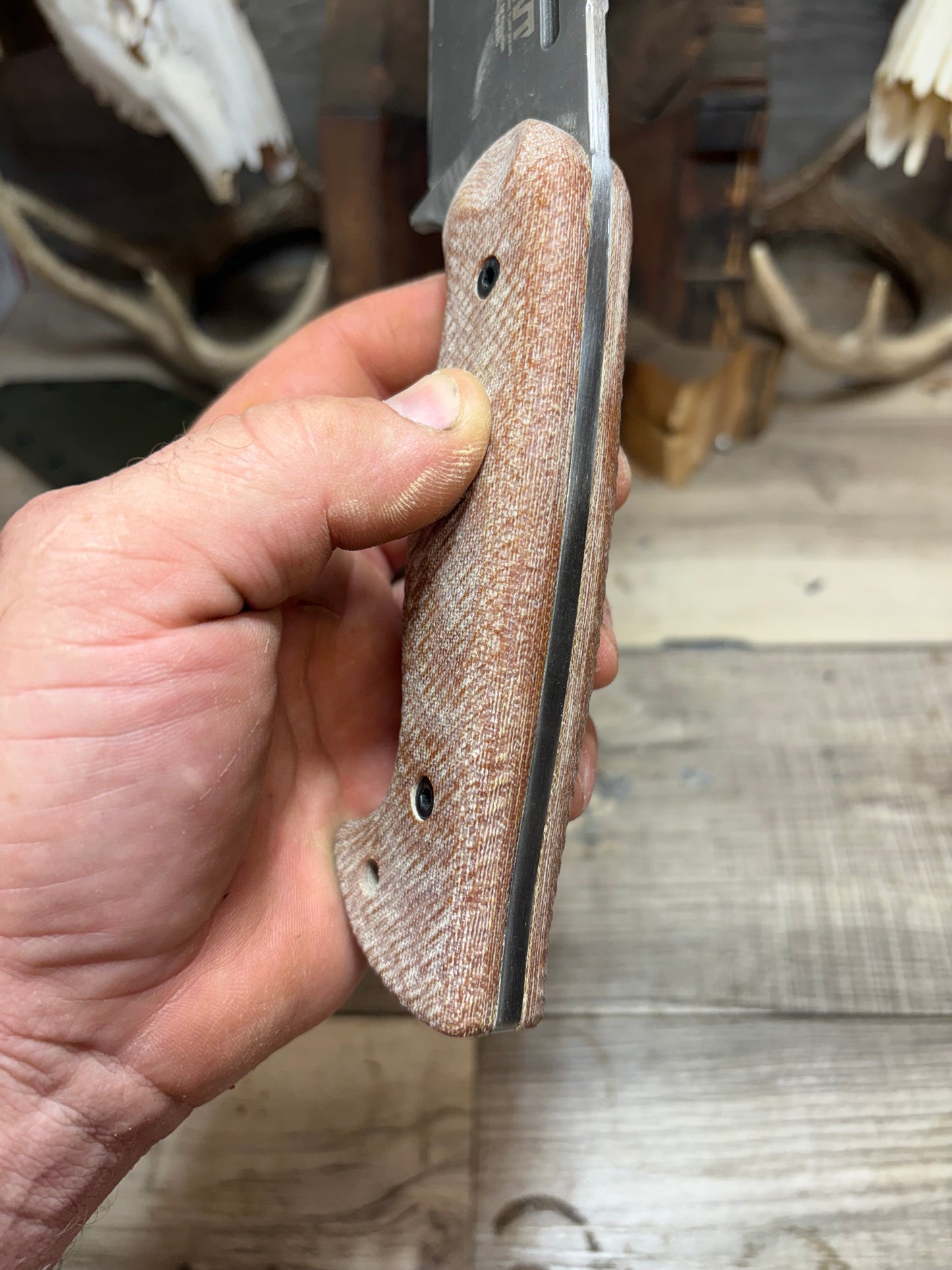 Work Tuff Gear Tanto X Micarta Handles