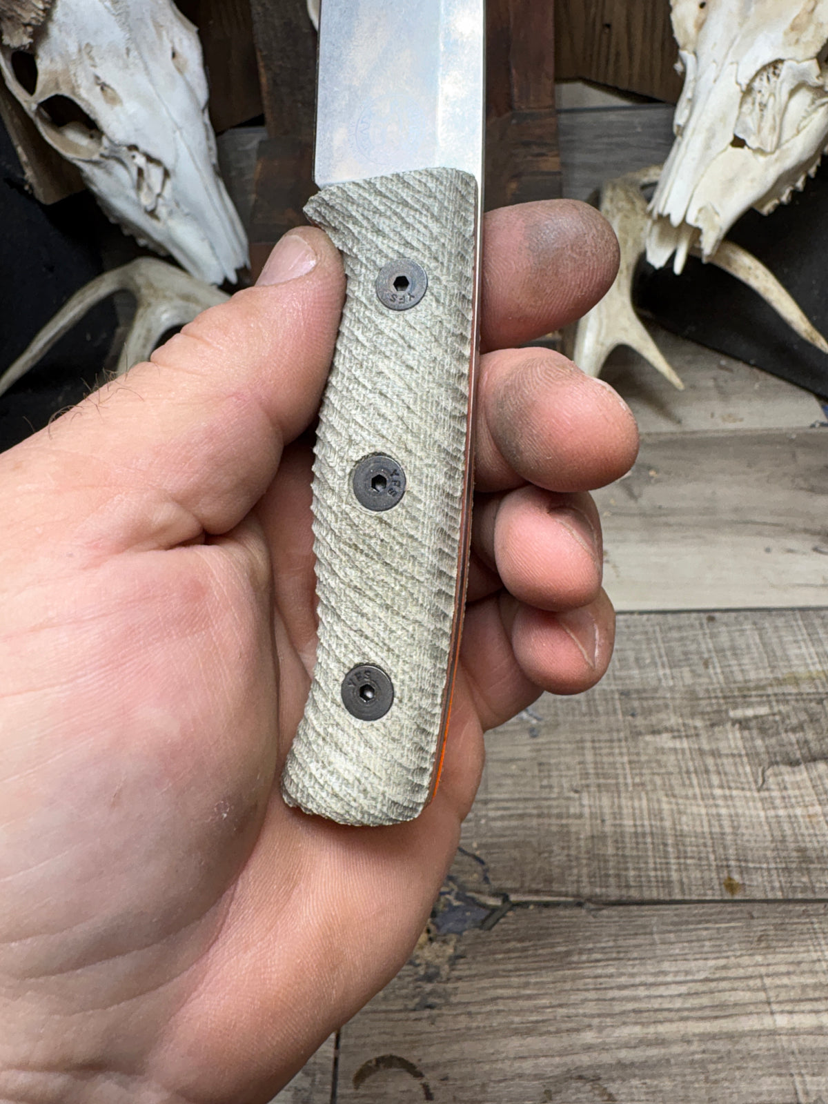 White River Knives Ursus Cub Canvas Micarta Handles