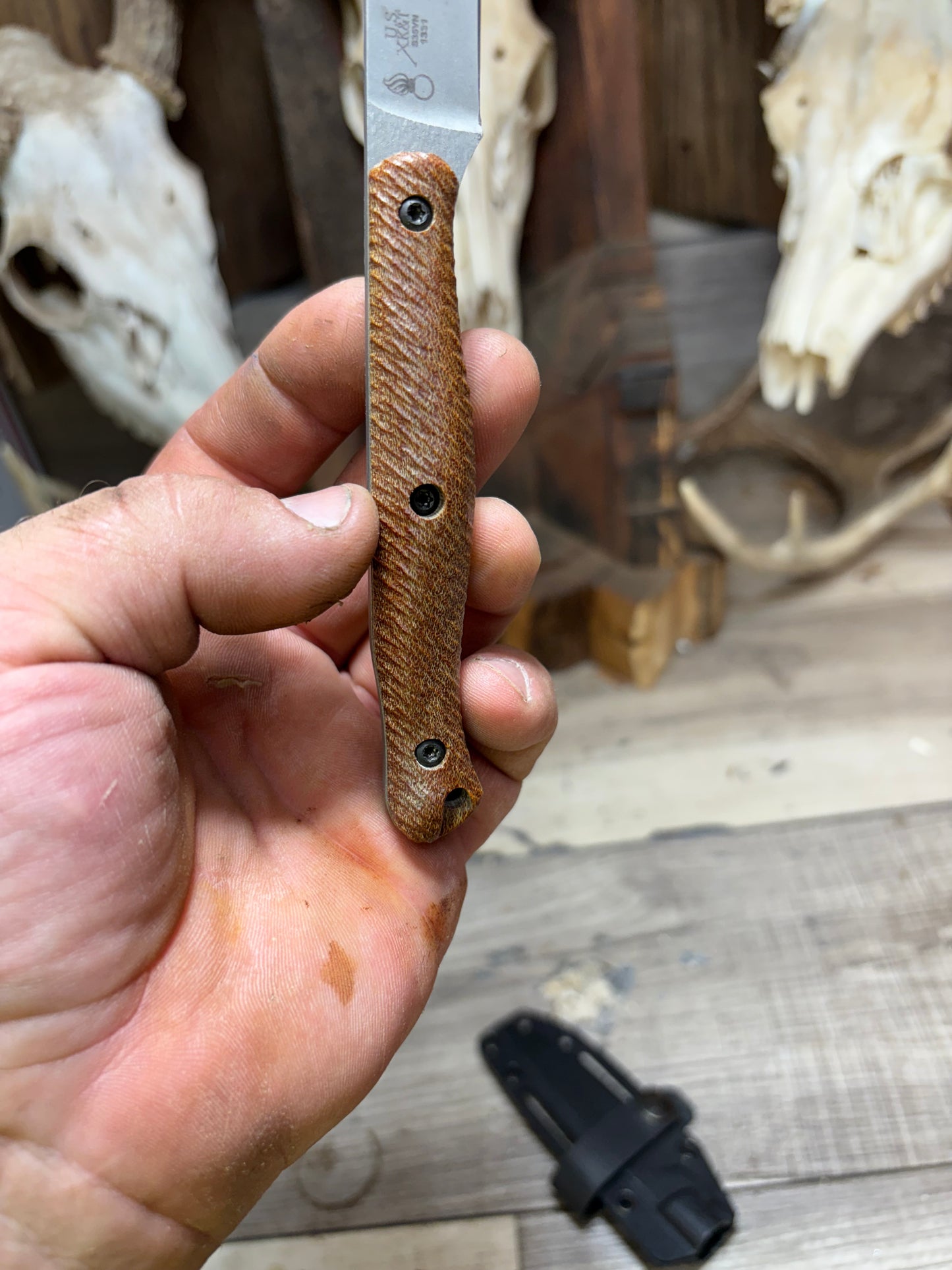XK&T Jackalope/ White River Knife Exodus 4- Handles Only