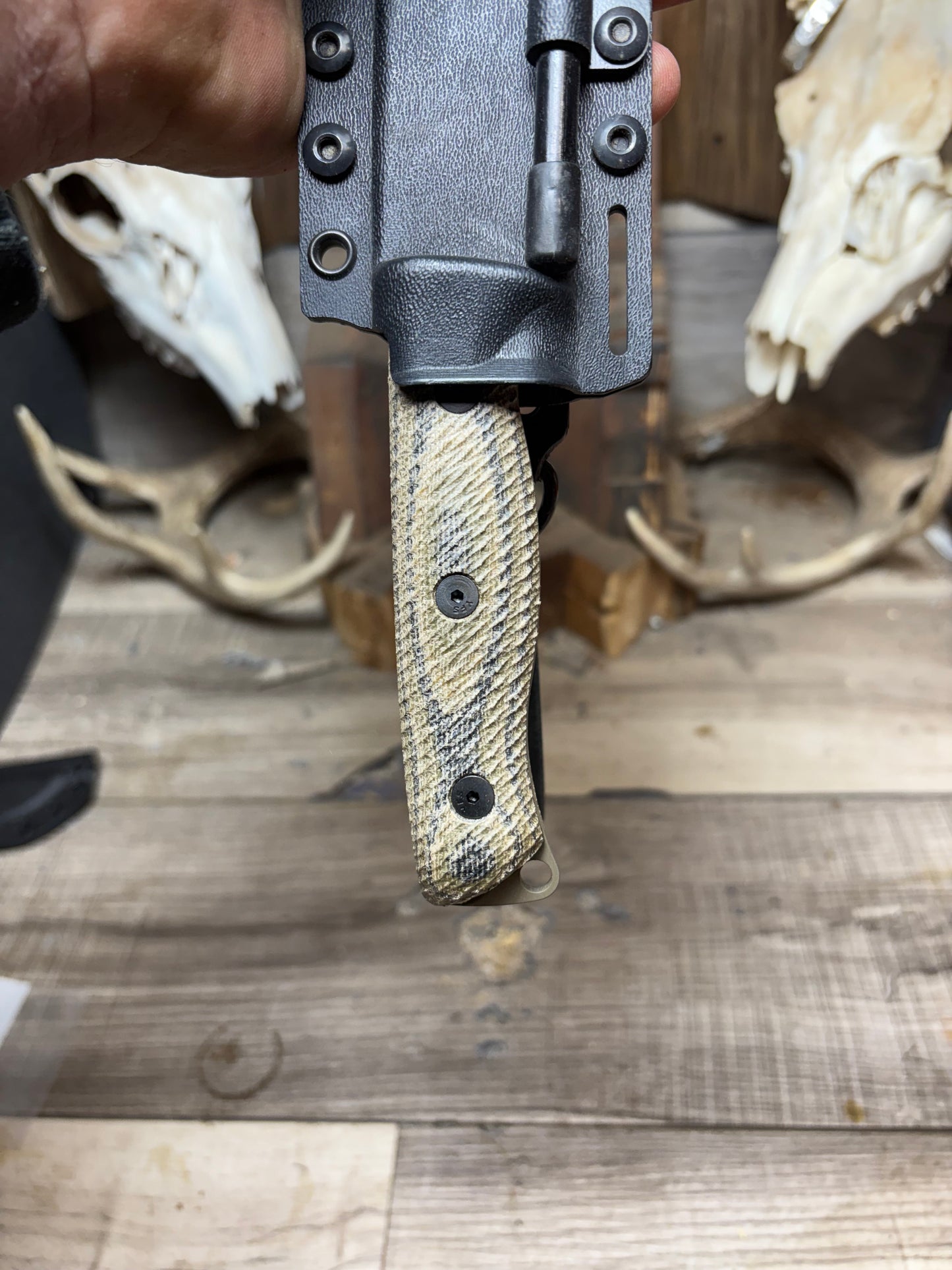 White River Knives Ursus 45 Canvas Micarta Handles