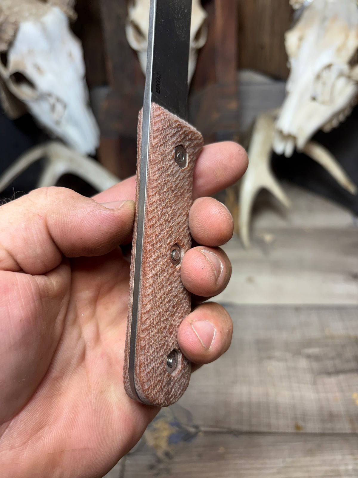 KA-BAR Becker Kephart BK62 Micarta Handles