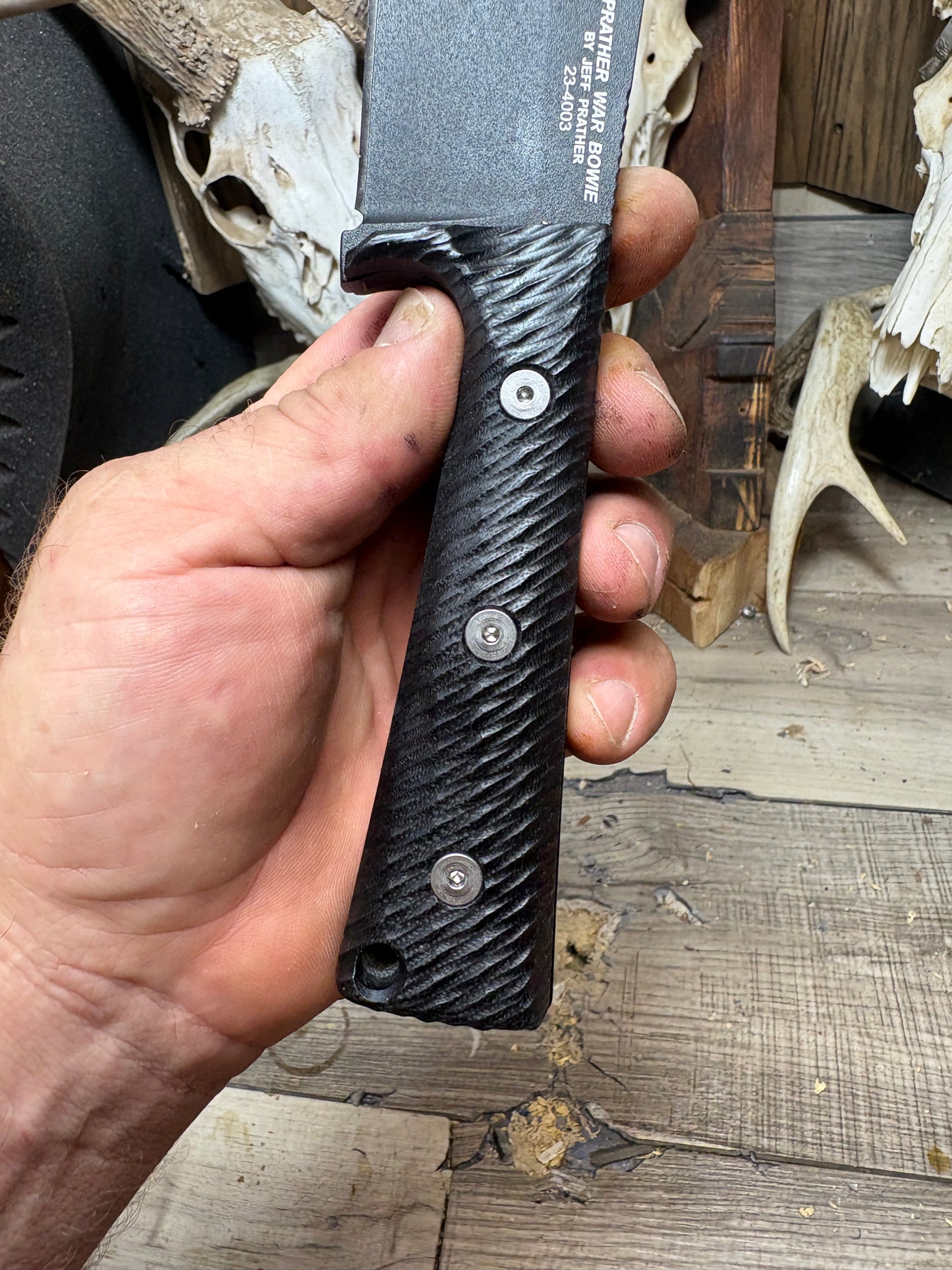 Tops Knives War Bowie V2 Handles