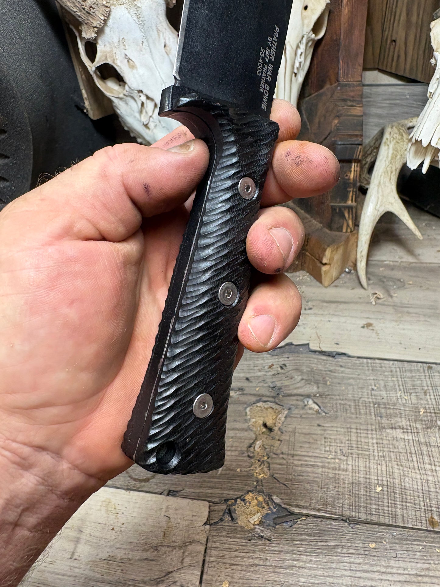 Tops Knives War Bowie V2 Handles
