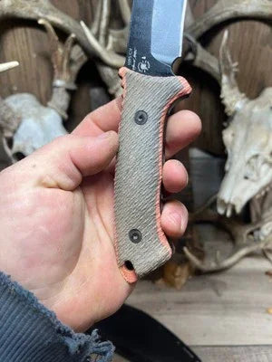 Spartan Blades Harsey Kukri / Fighter / Nessmuk Canvas Micarta Handles - Carroll’s Custom Knife Scales