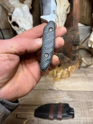WTG Kistune L Canvas Micarta Handles - Carroll’s Custom Knife Scales