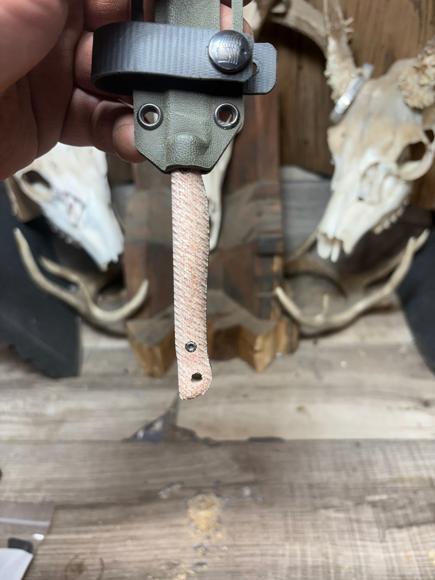 Exodus Knife & Tool Adventure Craft / Exodus 3 Canvas Micarta Handles