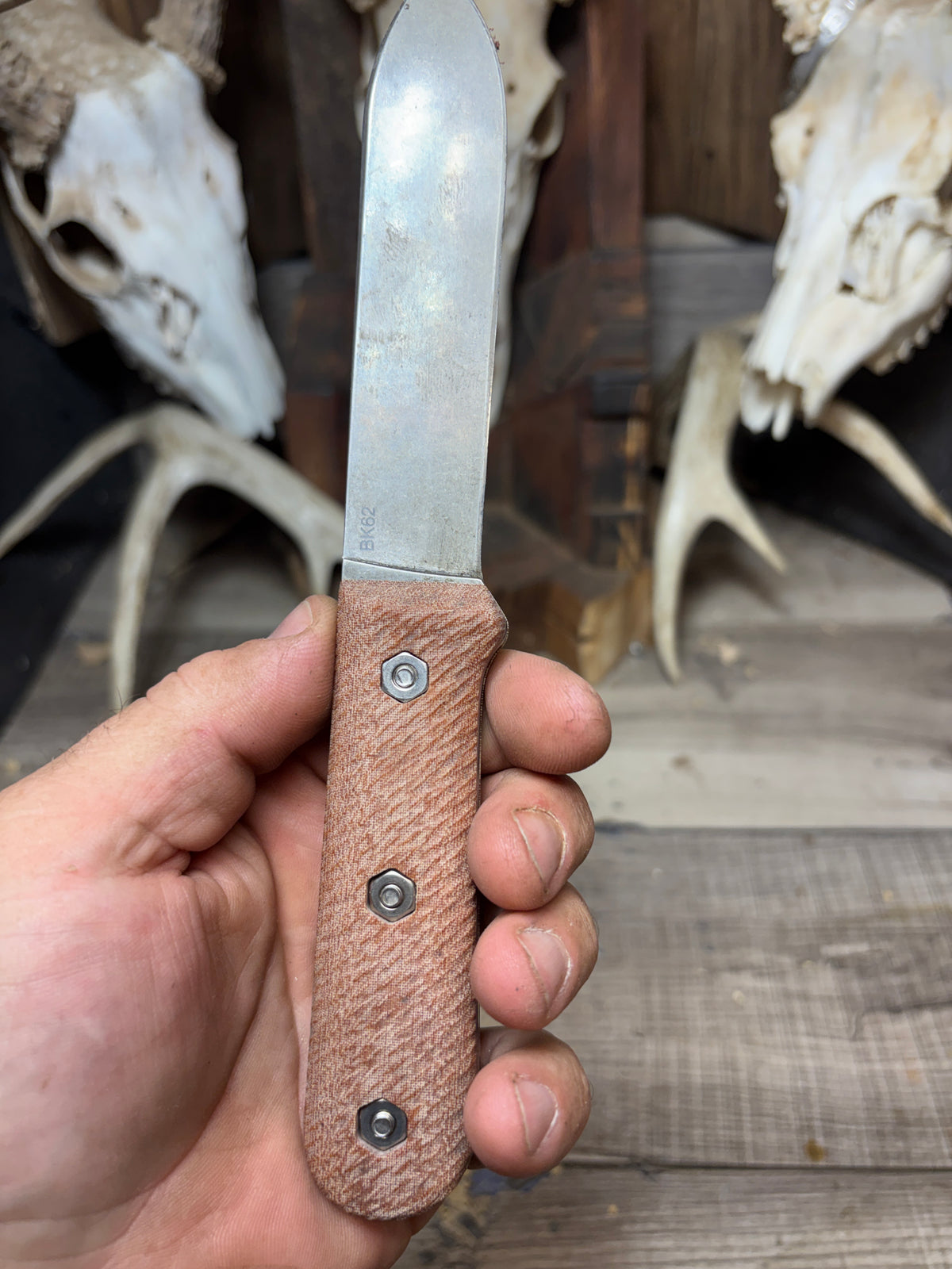 KA-BAR Becker Kephart BK62 Micarta Handles