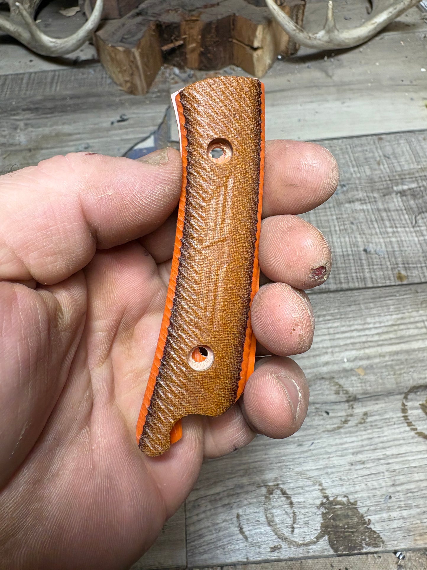 KA-BAR: Jarosz Globetrotter -Micarta Handles (Knife NOT Included)