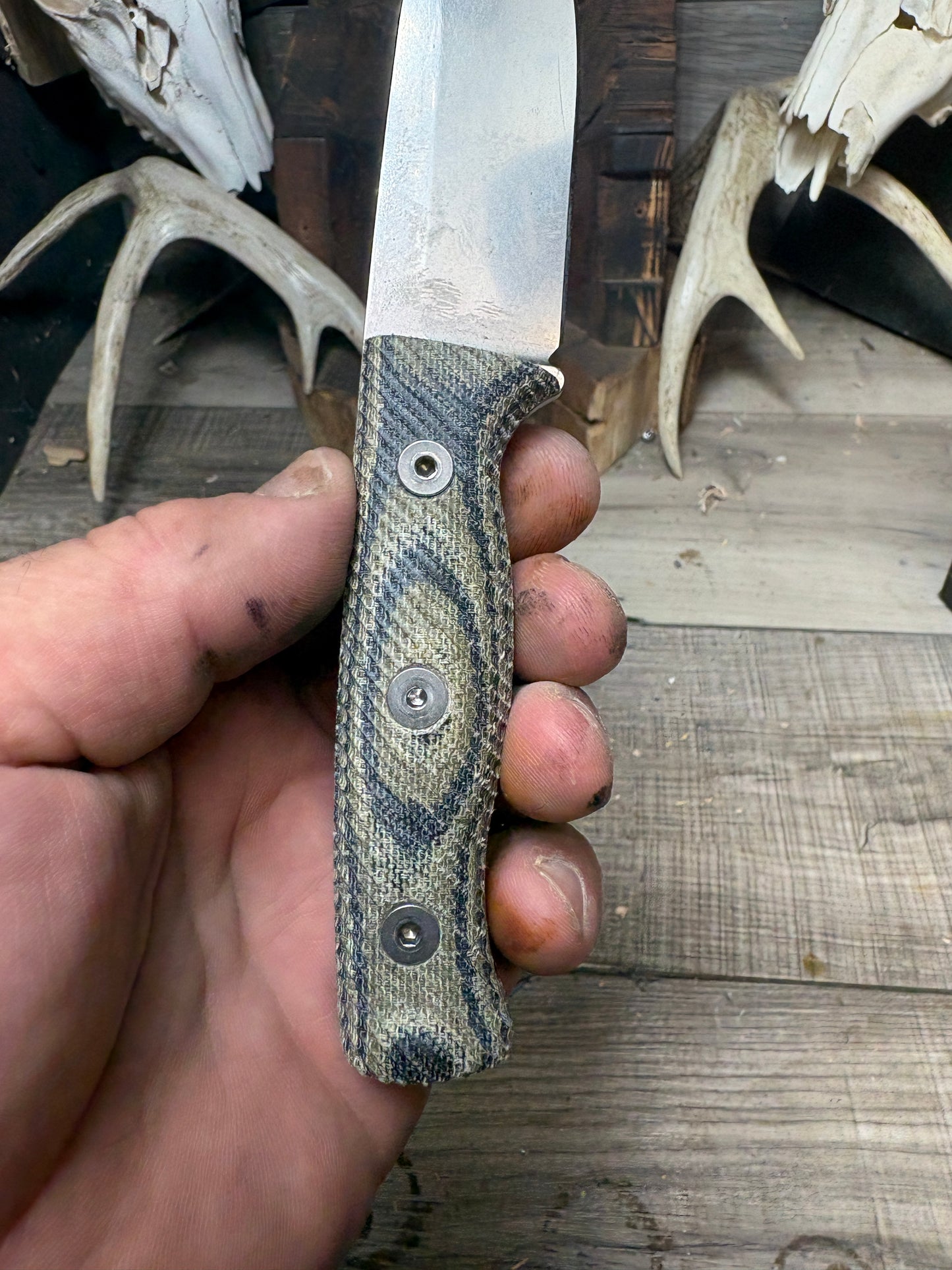 White River Knives Ursus Cub Canvas Micarta Handles