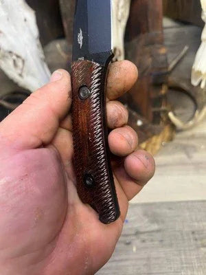 KA-BAR: Jarosz Globetrotter - Canvas Micarta Handles (Knife NOT Included) - Carroll’s Custom Knife Scales