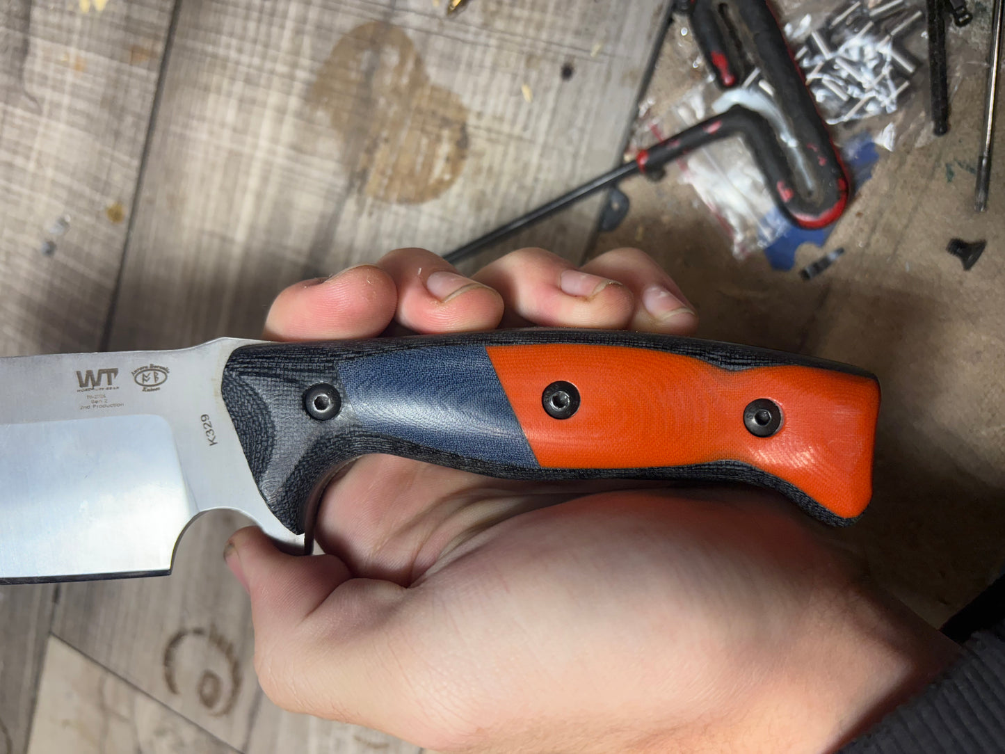 WTG Wolverine / Mountain Lion  Micarta Handles