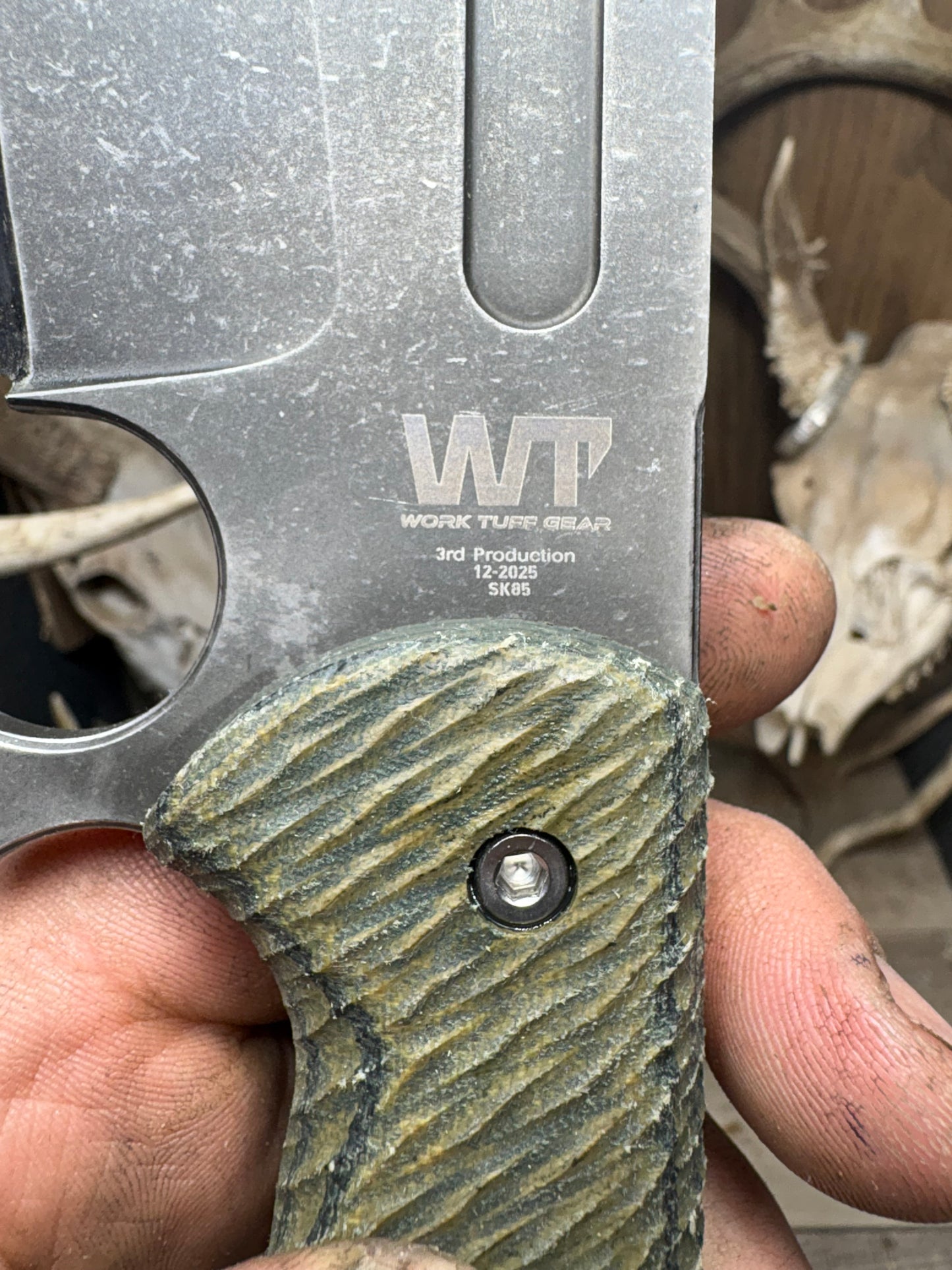 Work Tuff Gear Gen 2 or 3 V44X Canvas Micarta Handles