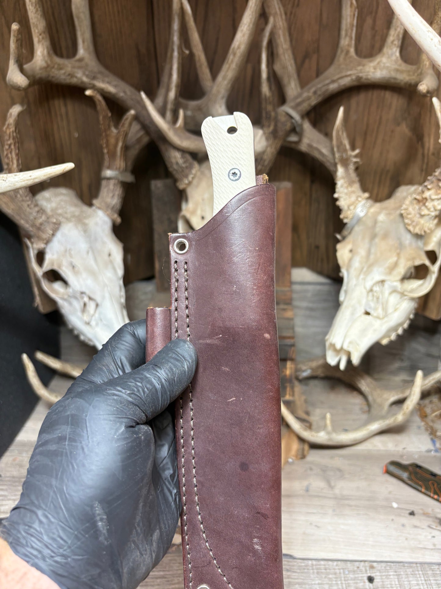 Reiff Knives F6 Canvas Micarta Handles