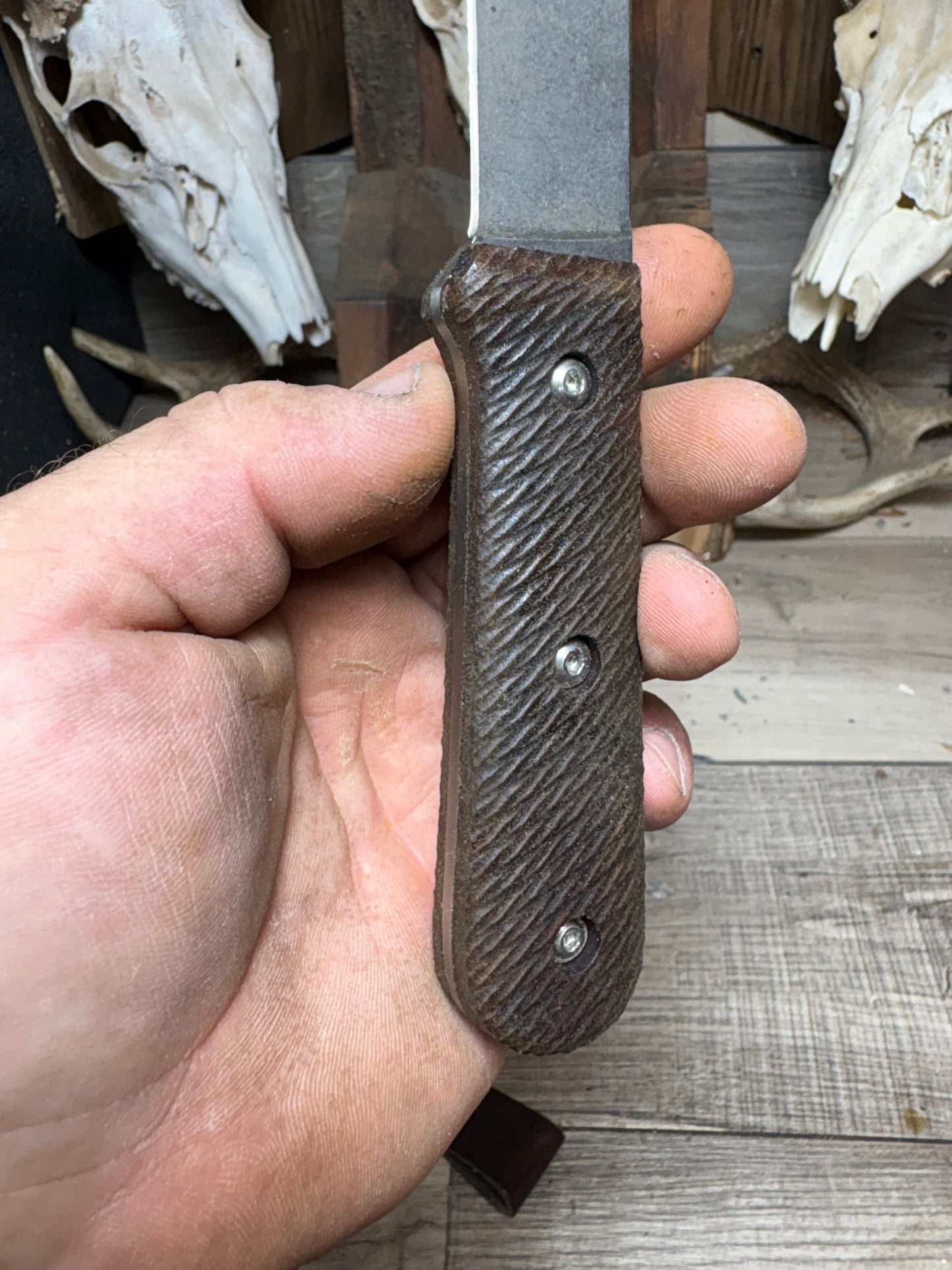 KA-BAR Becker Kephart BK62 Canvas Micarta Handles