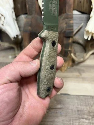 Esee 3 / Esee 4 Canvas Micarta Handles - Carroll’s Custom Knife Scales
