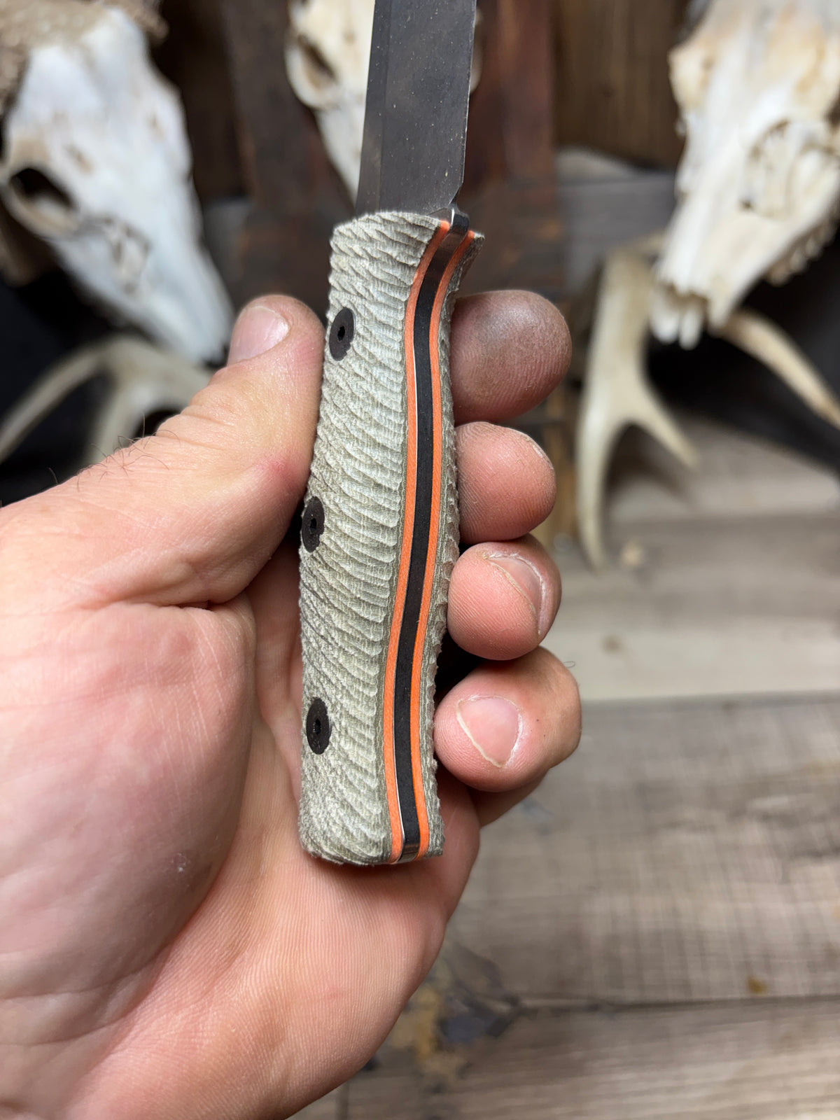 White River Knives Ursus Cub Canvas Micarta Handles