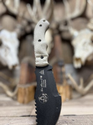 Tops Knives Tom Brown Tracker T1 Linen Handles