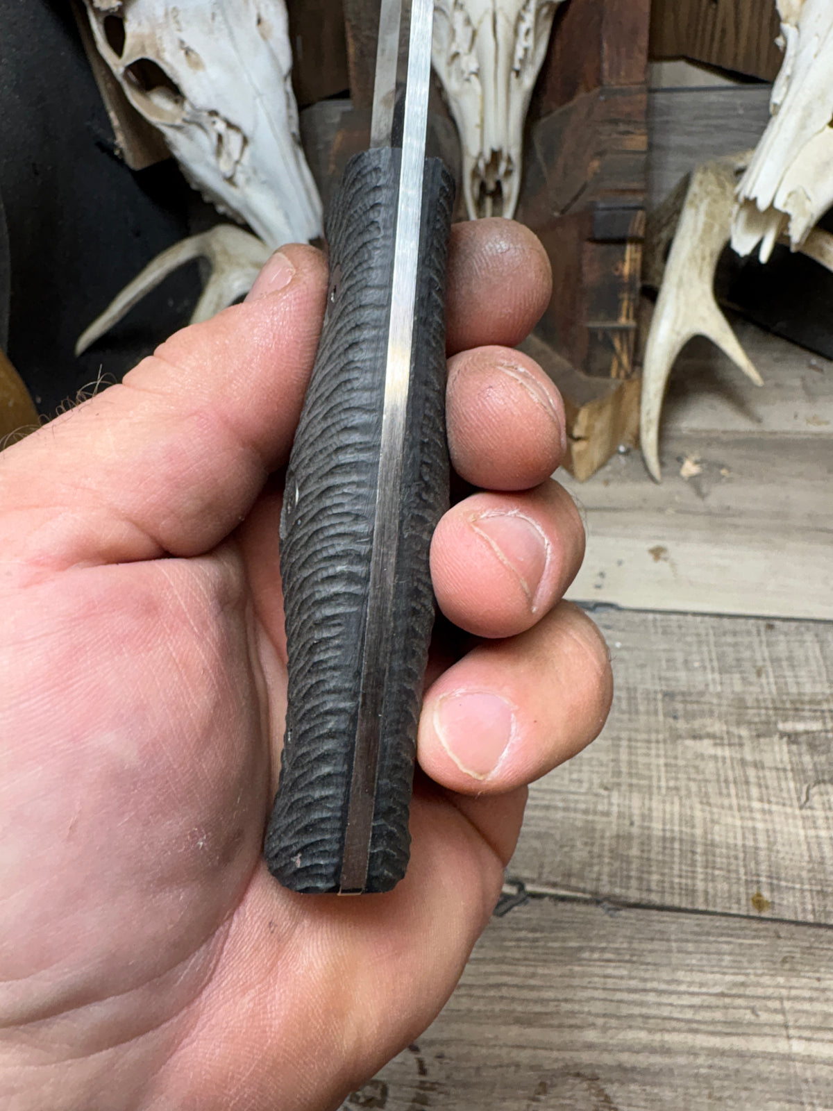 White River Knives Ursus Cub Canvas Micarta Handles (Hidden Hole)