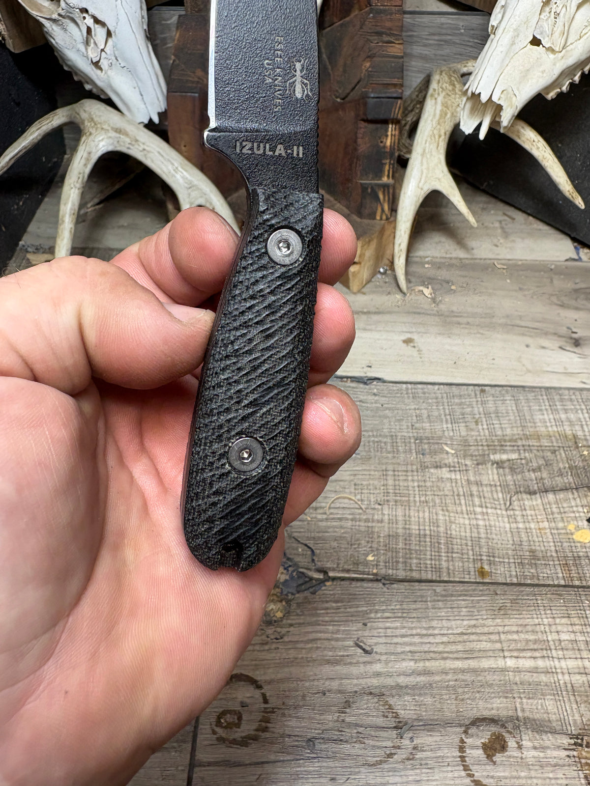 Esee Izula II Canvas Micarta Handles