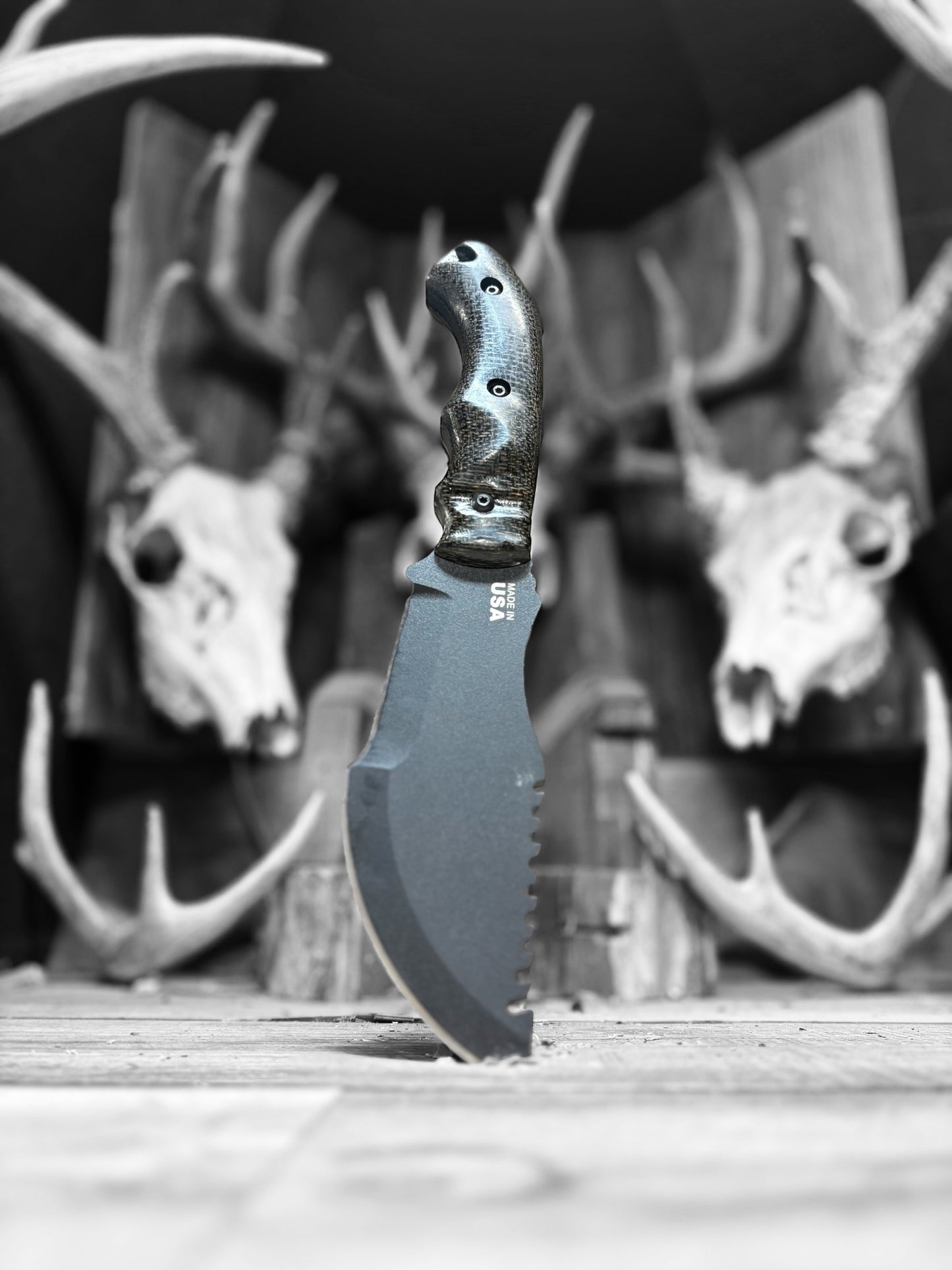 Tops Knives Tom Brown Tracker T1 Burlap Handles