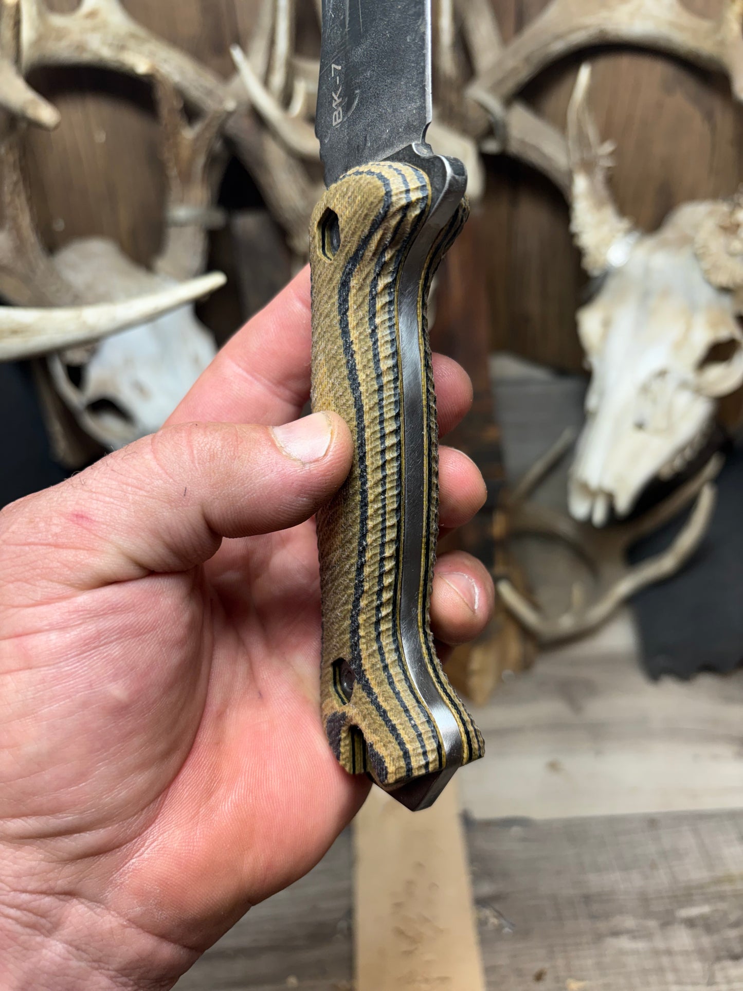 KA-BAR Becker BK2, BK9, Etc. Micarta Handles