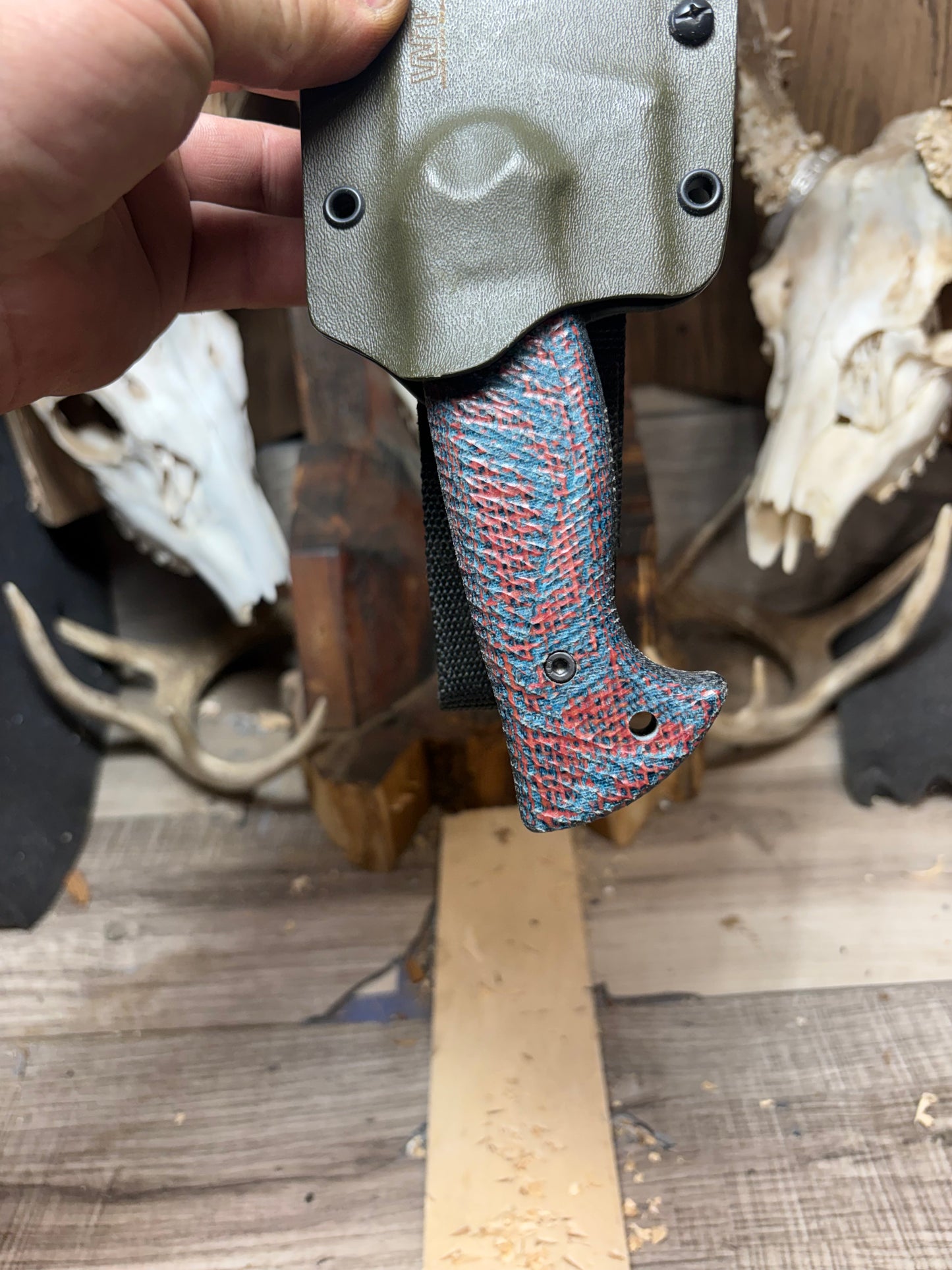 Work Tuff Gear Tanto X Micarta Handles