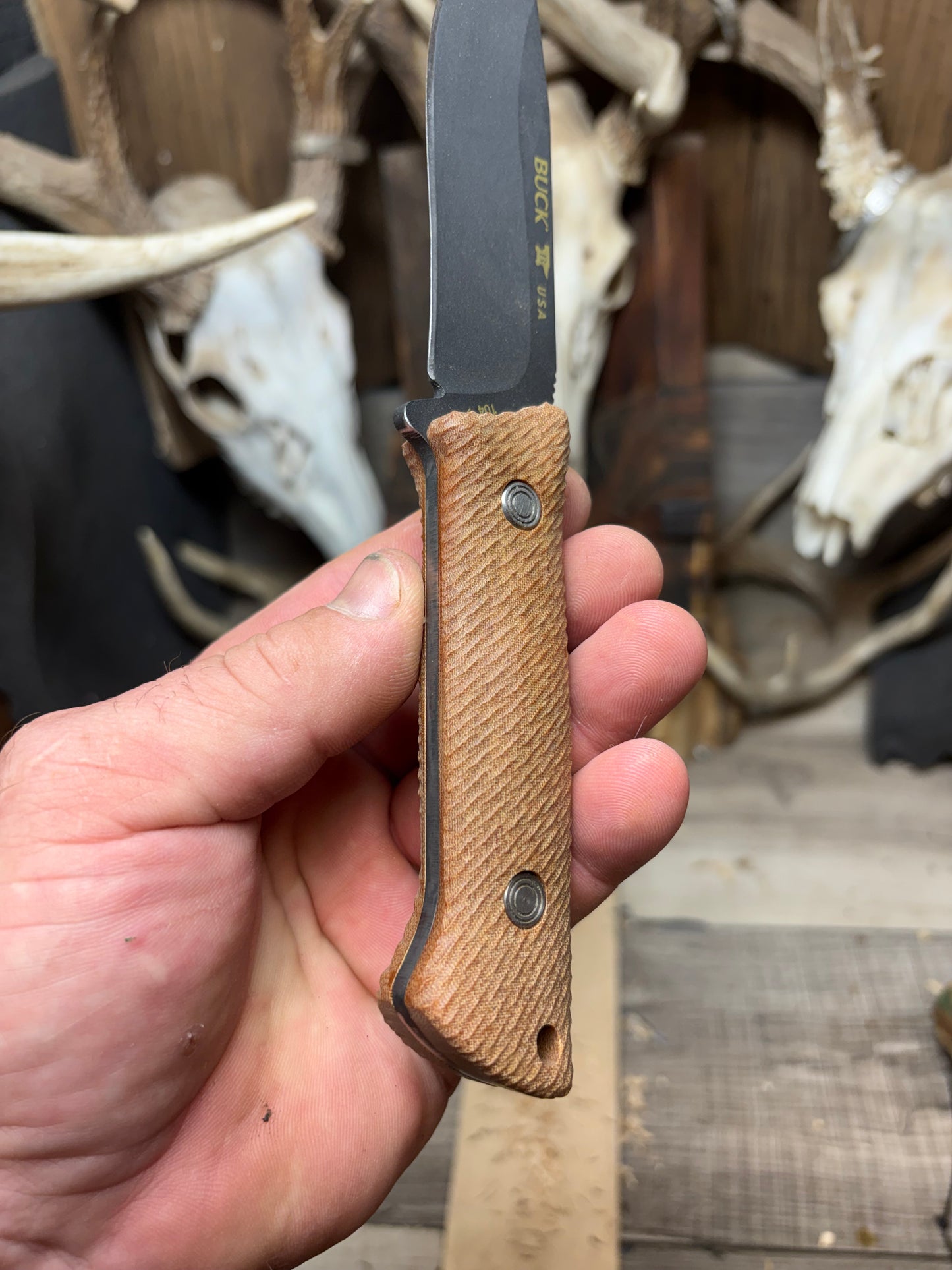 Buck Knives 104 Compadre Micarta Handles