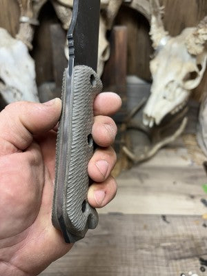 KA-BAR Becker BK2, BK9, Etc. Canvas Micarta Handles - Carroll’s Custom Knife Scales
