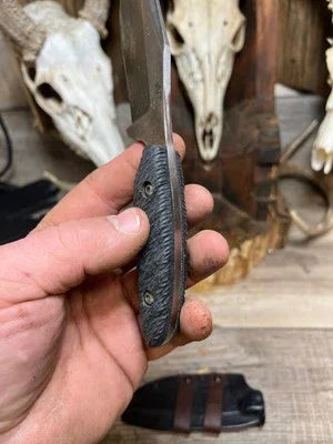 WTG Kistune L Canvas Micarta Handles - Carroll’s Custom Knife Scales