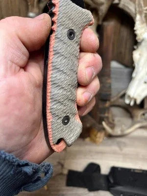 Spartan Blades Harsey Kukri / Fighter / Nessmuk Canvas Micarta Handles - Carroll’s Custom Knife Scales