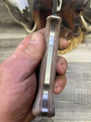 WTG Nomad Camp 9NC Canvas Micarta Handles - Carroll’s Custom Knife Scales