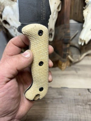 KA-BAR Becker BK2, BK9, Etc. Canvas Micarta Handles - Carroll’s Custom Knife Scales