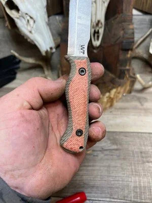 WTG Bushcrafter Canvas Micarta Handles - Carroll’s Custom Knife Scales