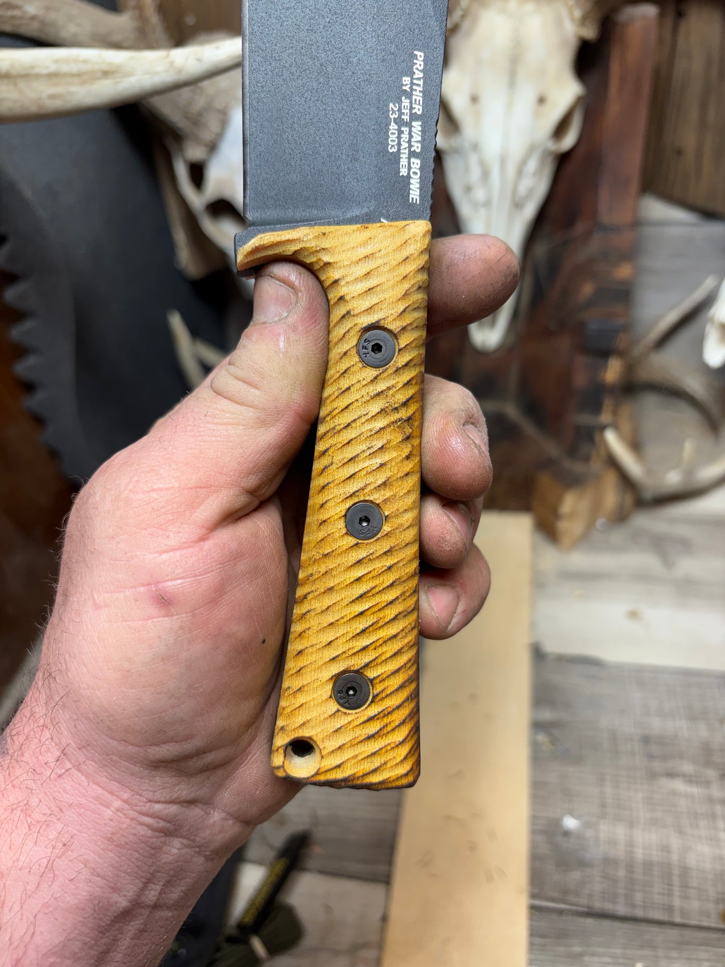 Tops Knives War Bowie V2 Handles