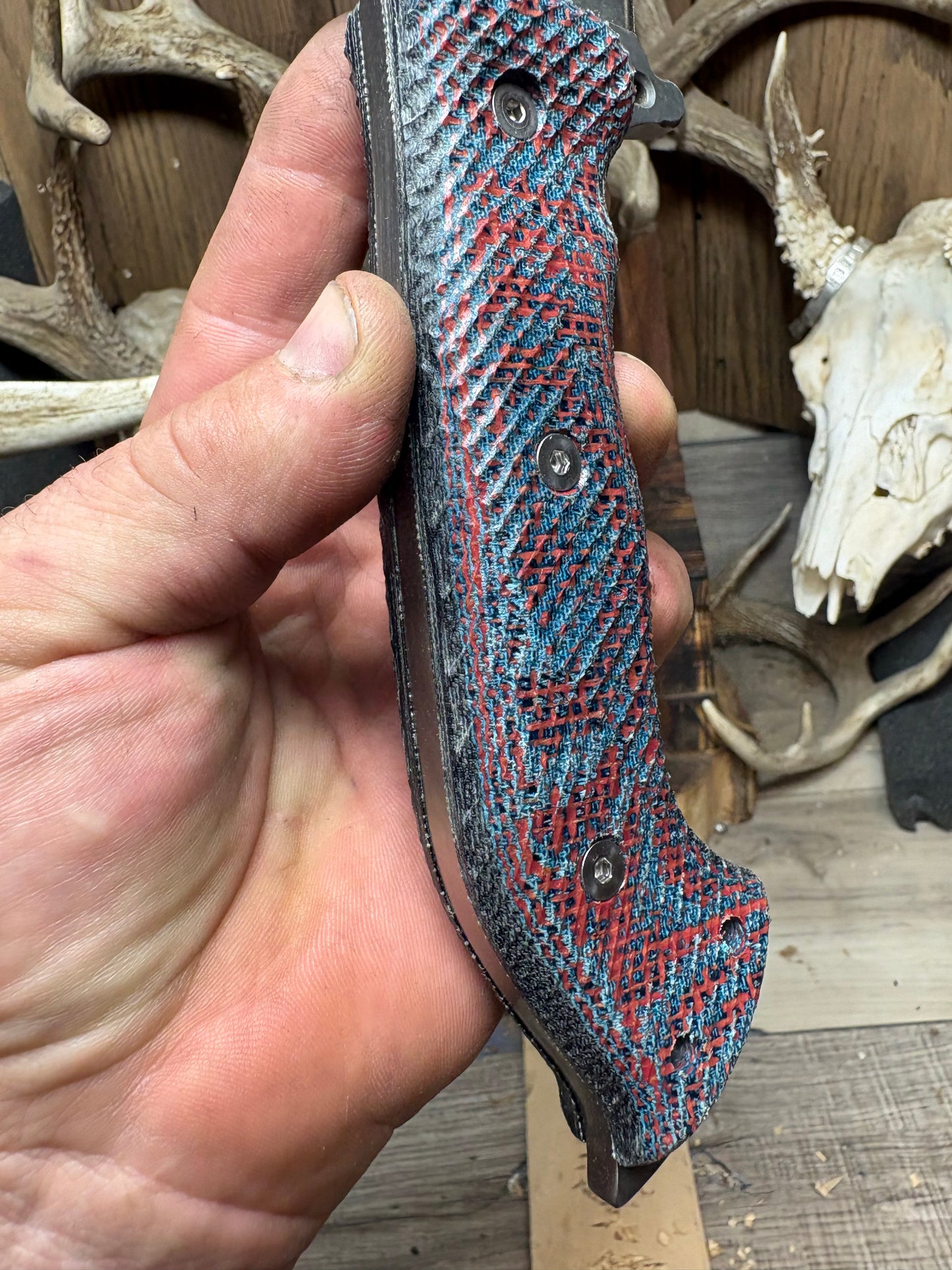 WTG Ares Canvas Micarta Handles
