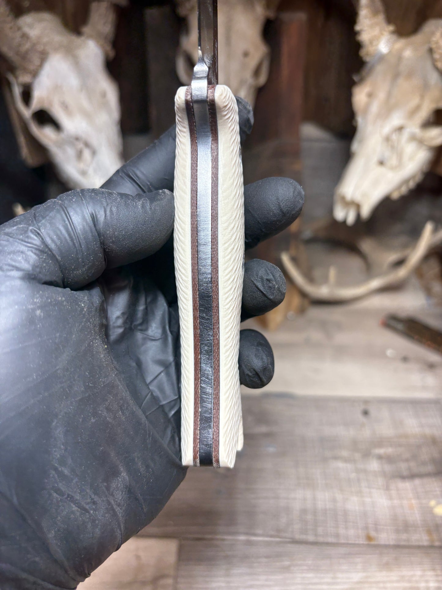 Reiff Knives F6 Canvas Micarta Handles