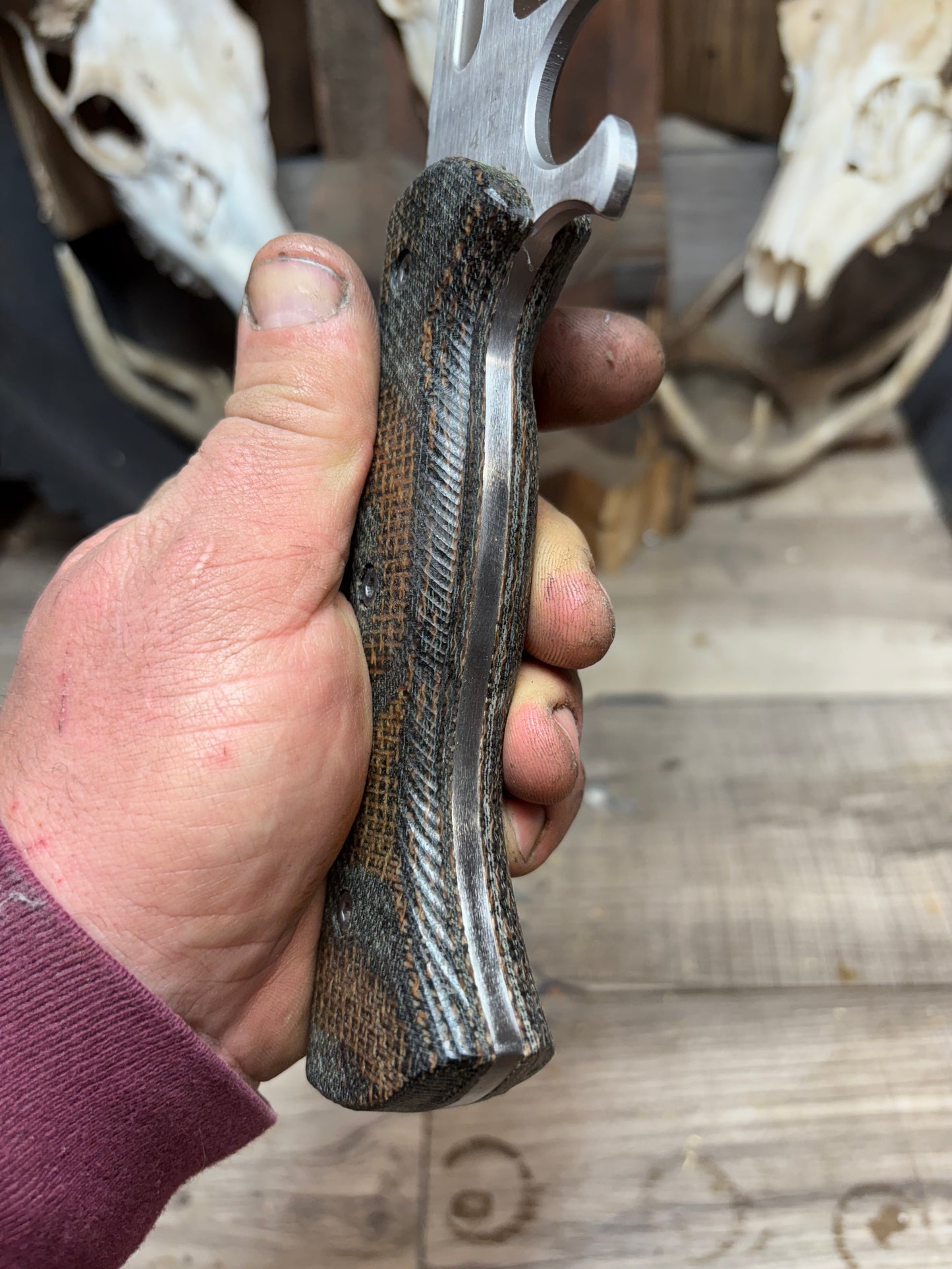 Work Tuff Gear Gen 2 or 3 V44X Canvas/Burlap Micarta Handles