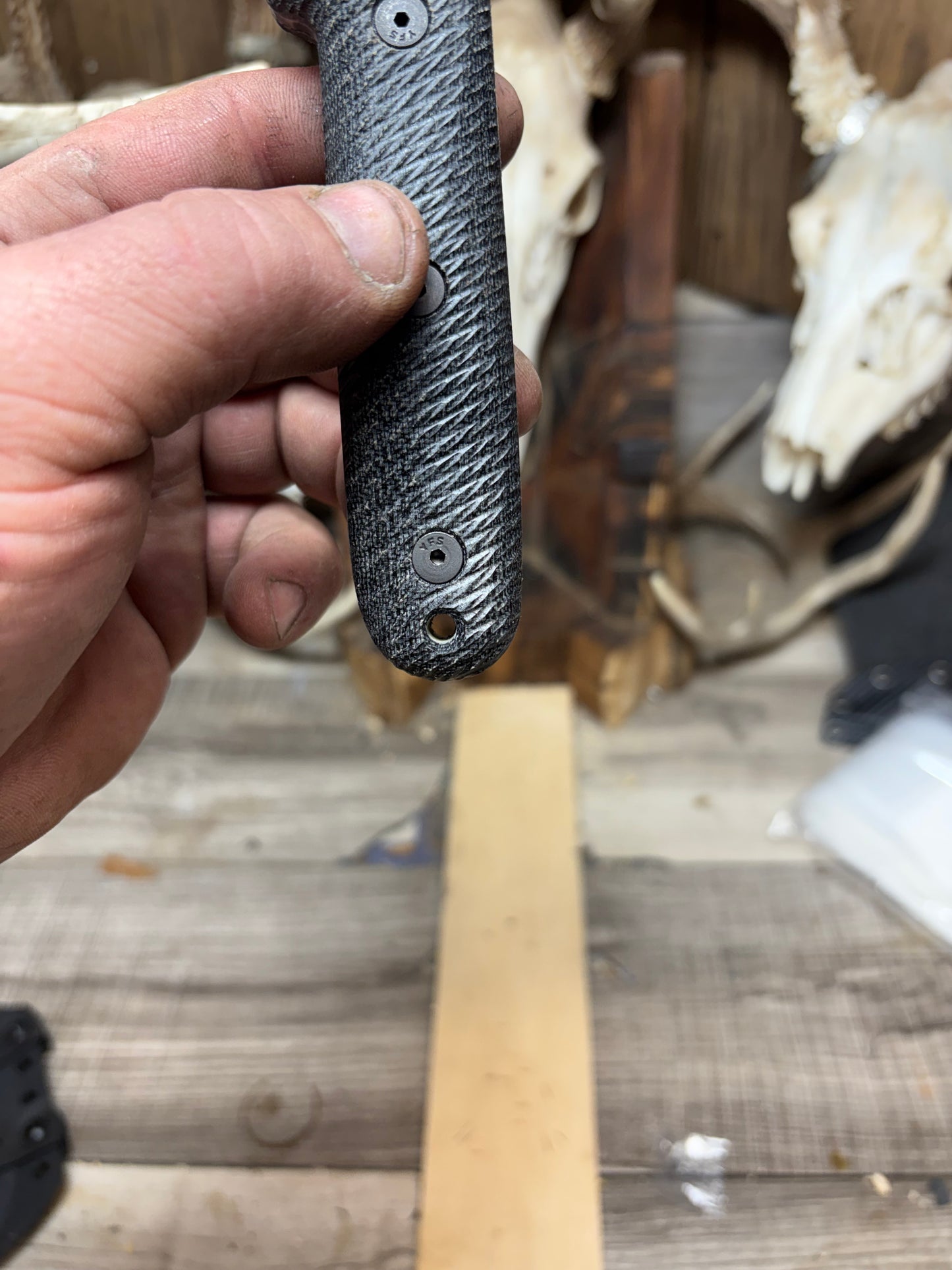 Esee PR4 Canvas Micarta Handles