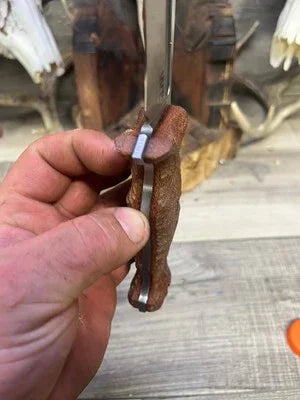 Work Tuff Gear: Little Evil (Gen 2) - Canvas Micarta Handles Knife NOT Included - Carroll’s Custom Knife Scales